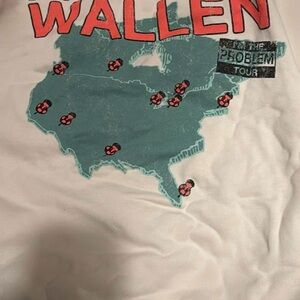 Graphic Tour T-Shirt with Map Design